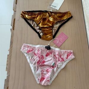 100% Mulberry Silk Panties Set, Excellent for gift ion box